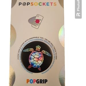Popsockets Popgrip Psychedelic Turtle